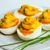 Barbeque deviled eggs